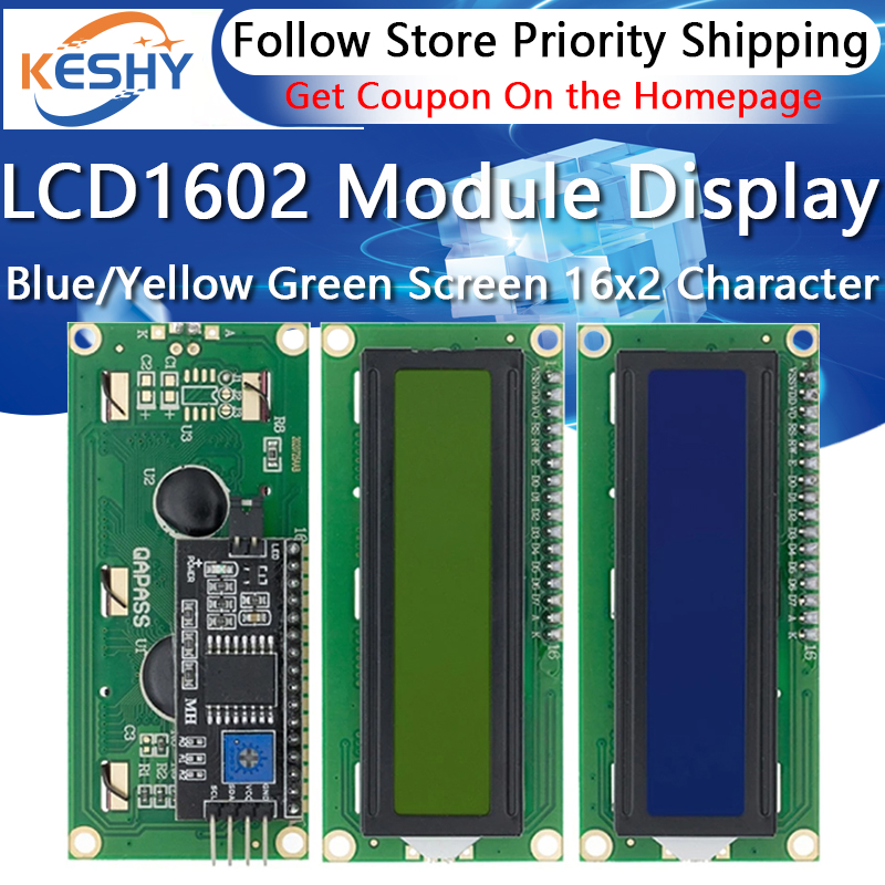 I2C Lcd Display - LCD1602 1602 LCD Module Blue /