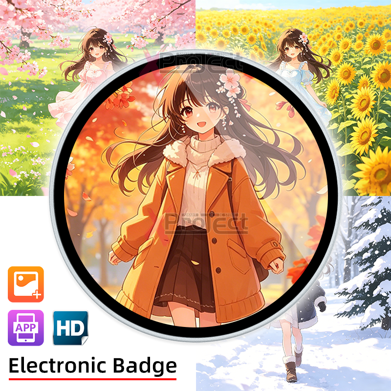 Diy Electronics Videos - Anime Electronic Badge Anime Merchandise HD