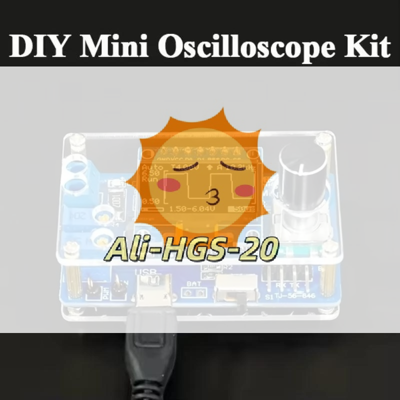 Diy Home Electronics Lab - Oscilloscope DIY Mini Kit STC8K8A MCU