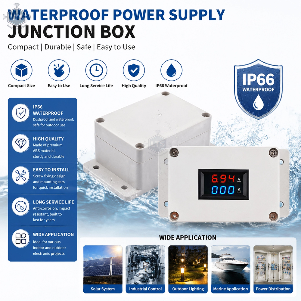 Diy Waterproof Electronics - New 3pcs ABS Plastic Shell 100x68x50mm