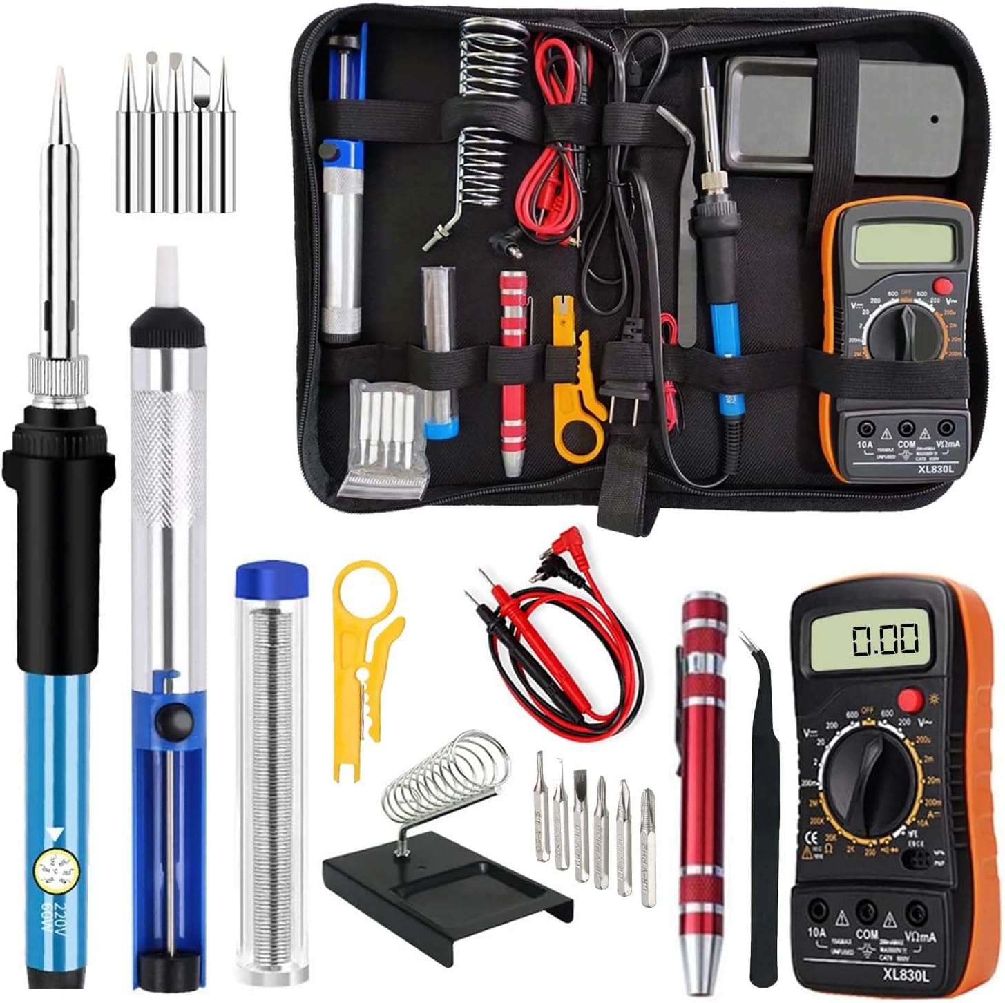 Soldering Iron Kit - Soldering Iron Kit 110V 60W Adjustable