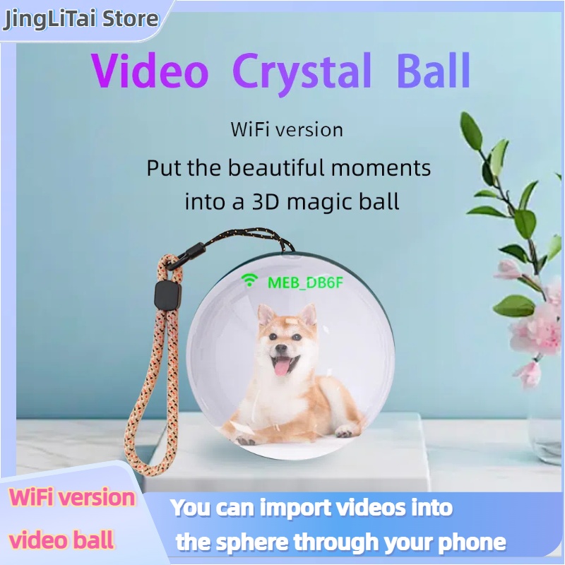 Diy Electronics Videos - 7cm 3DWiFi upgraded version crystal ball