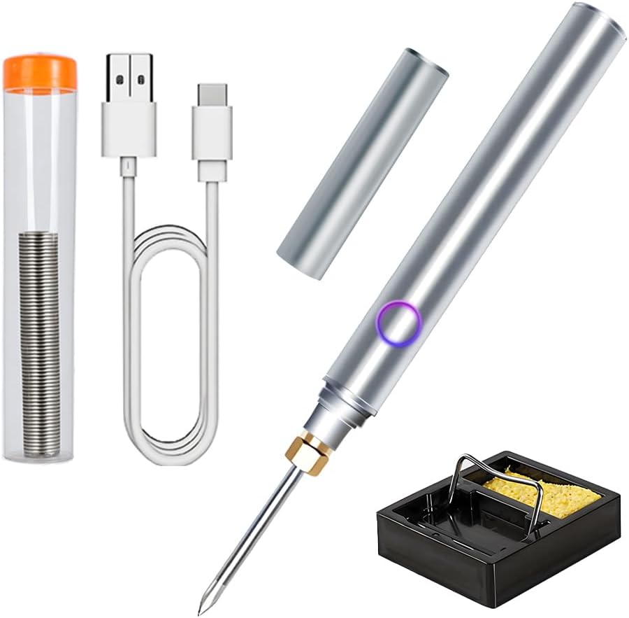 Soldering Iron Kit - Cordless Soldering Iron Kit, 1100mAh USB