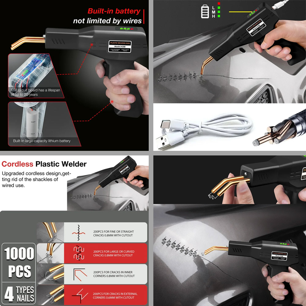 200W / 50W Plastic Welding Mac - Soldering Iron Kit ulasan dan harga