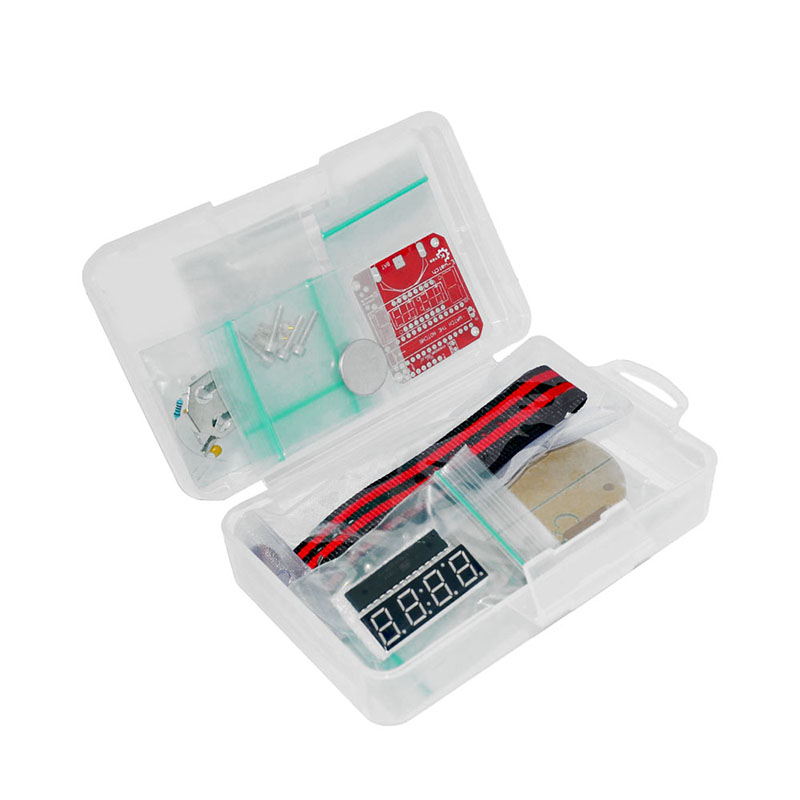 Single Chip LED Kit Clock DIY  - Learn Diy Electronics ulasan dan harga