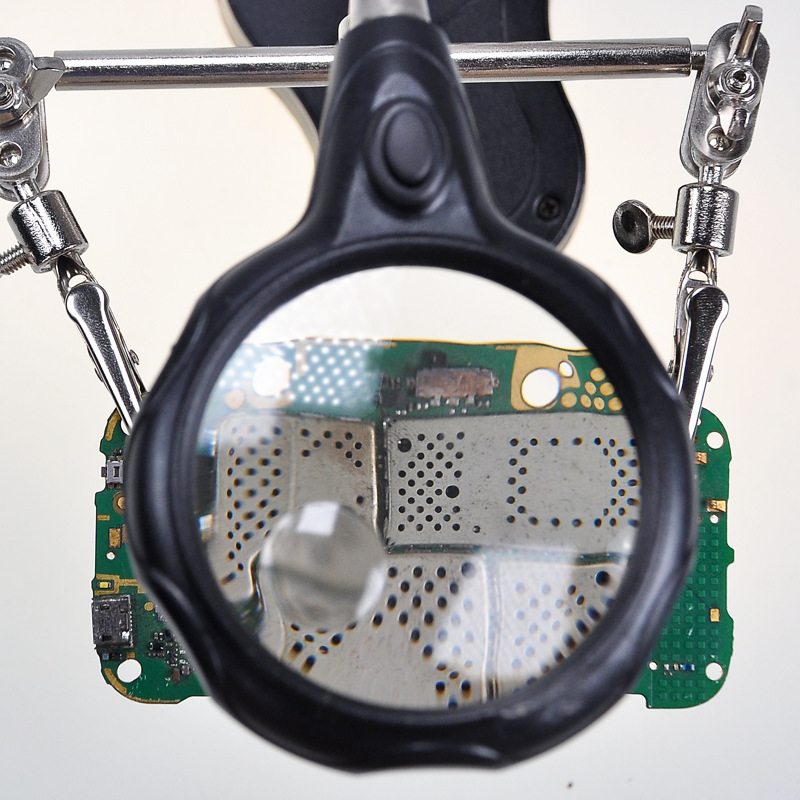 Lighted Magnifying Glass with  - Diy Electronics Workstation ulasan dan harga