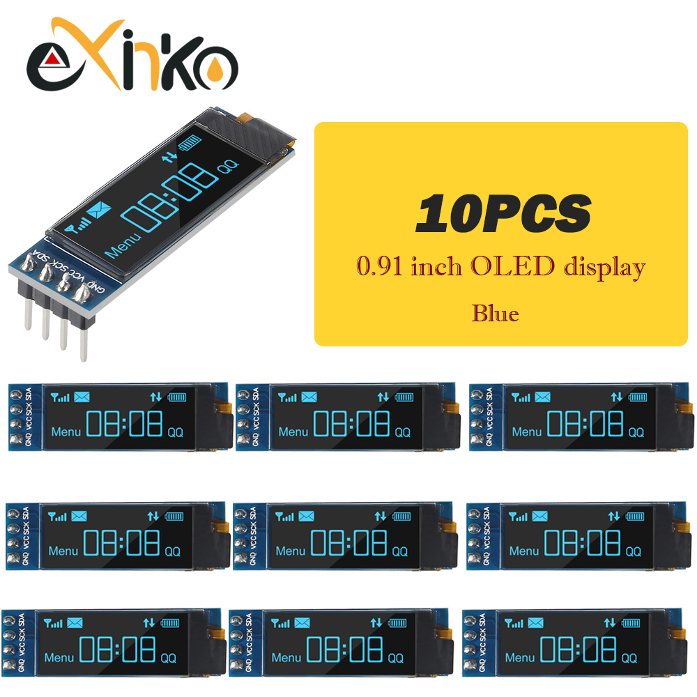 1-10pcs 0.91 inch OLED display - I2C Lcd Display ulasan dan harga
