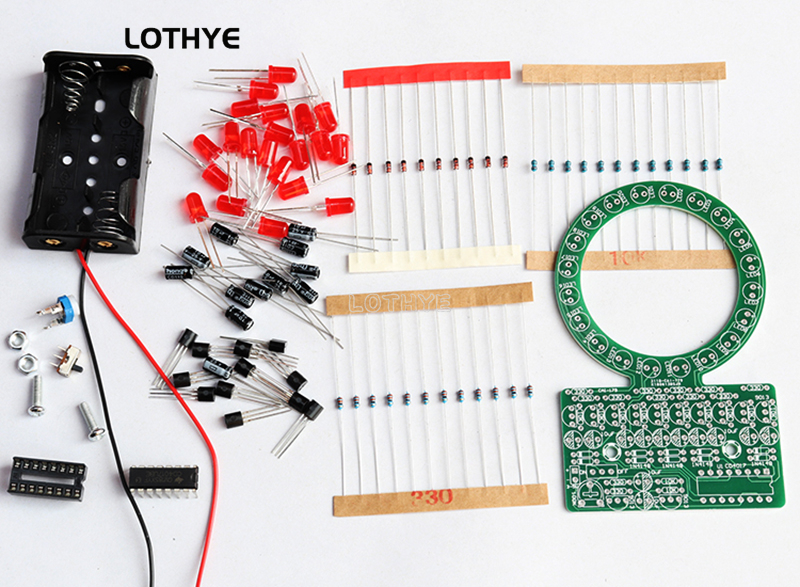 DIY Kit LED Gradient Ring Wate - Learn Diy Electronics ulasan dan harga