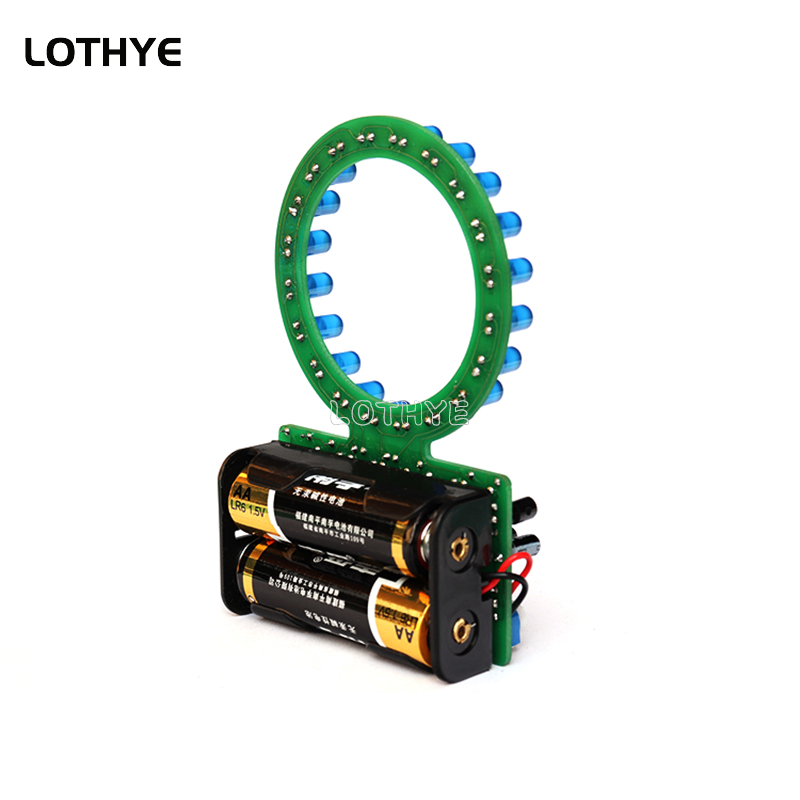DIY Kit LED Gradient Ring Wate - Learn Diy Electronics ulasan dan harga