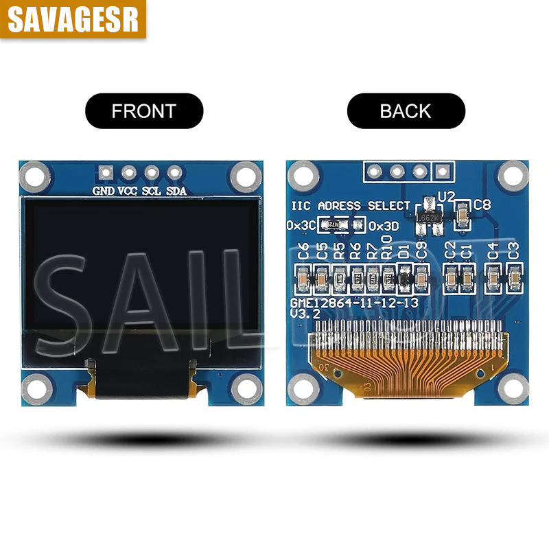 1-10PCS 0.96 Inch OLED Display - I2C Lcd Display ulasan dan harga