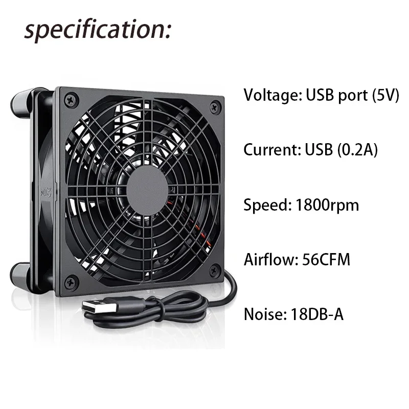 Router Cooling Fan High Airflo - Diy Box Electronics Mall ulasan dan harga