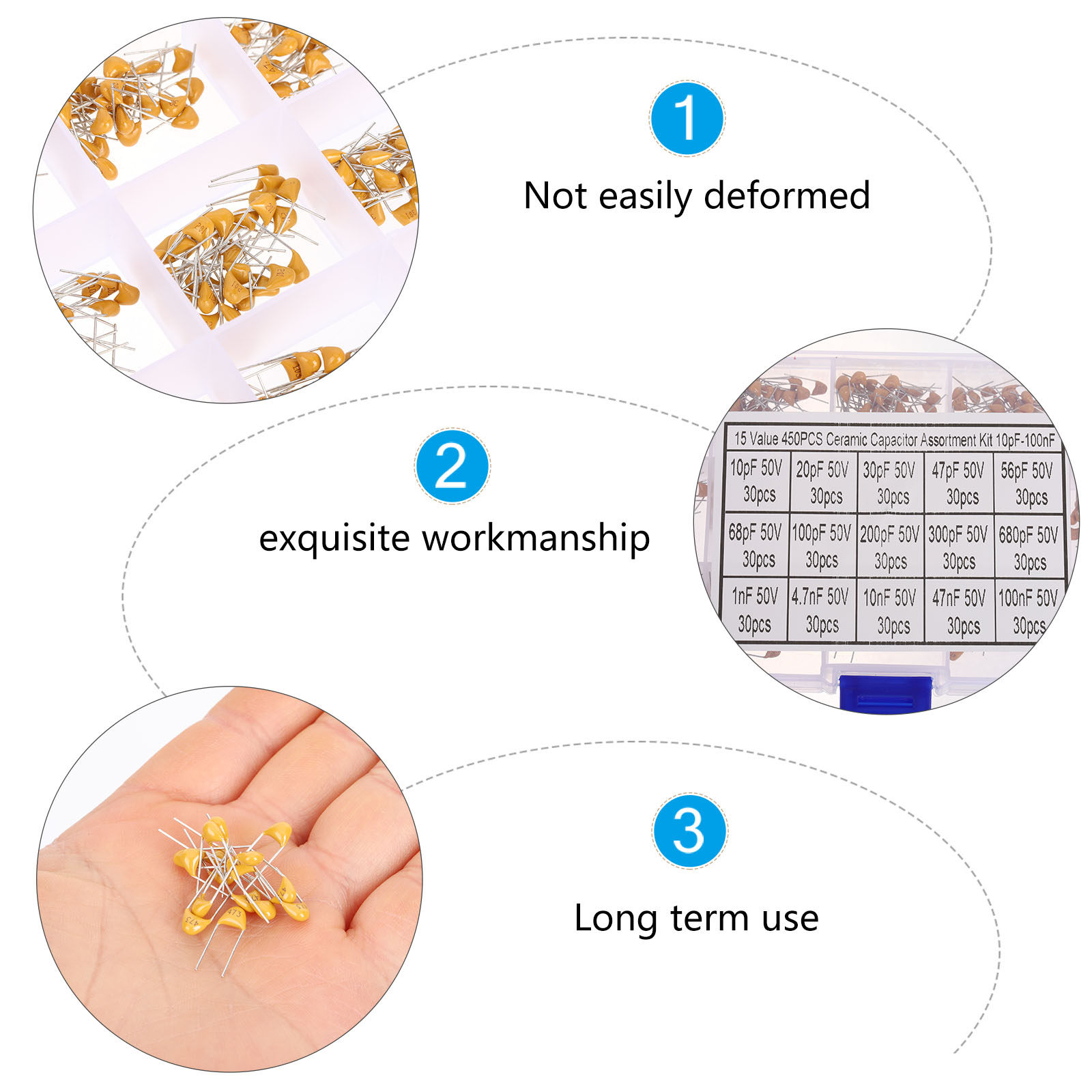 1Set Ceramic Capacitor Assorte - Diy Electronics Videos ulasan dan harga