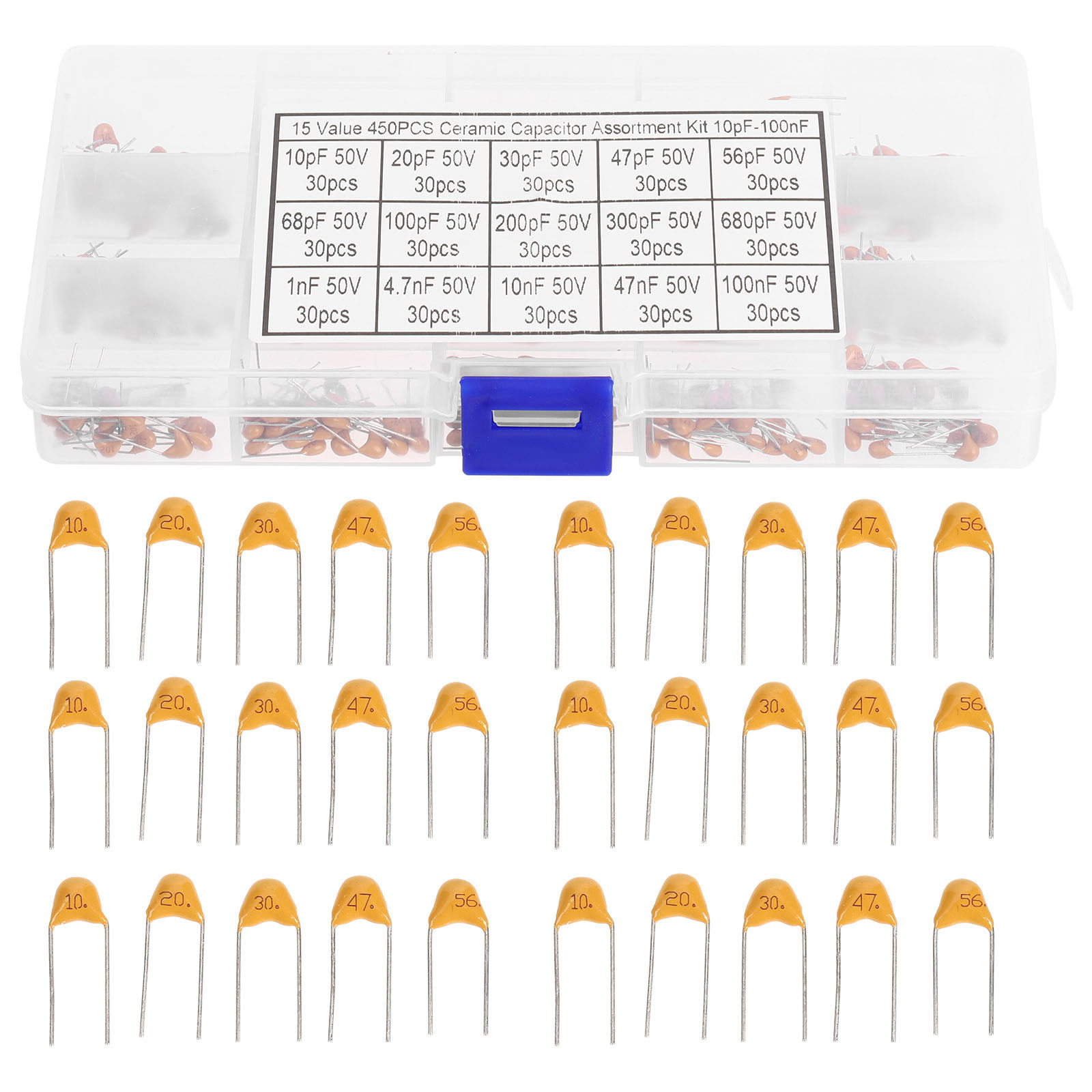 1Set Ceramic Capacitor Assorte - Diy Electronics Videos ulasan dan harga