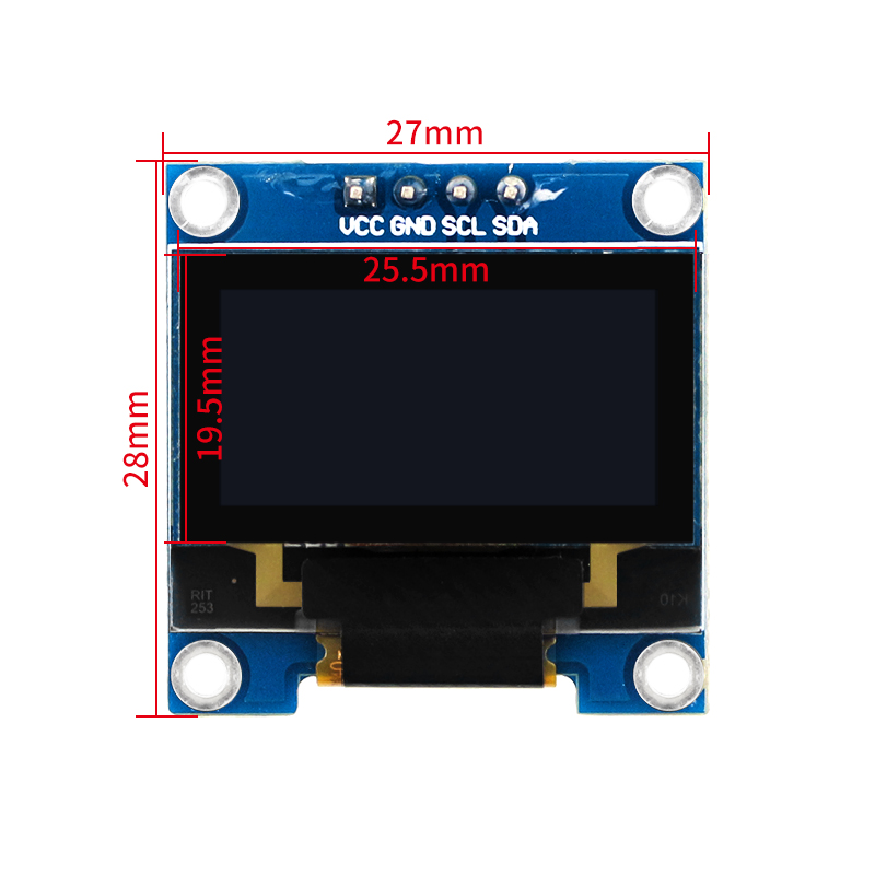 0.96 Inch OLED SSD1306 I2C IIC - Raspberry Pi Zero ulasan dan harga