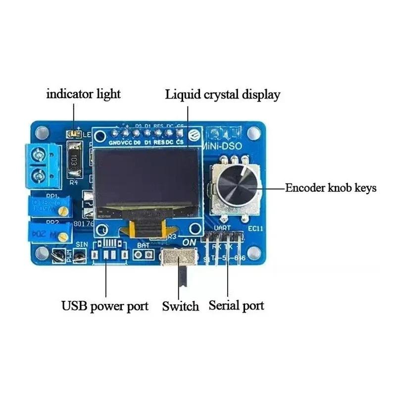 Oscilloscope DIY Mini Kit STC8 - Diy Home Electronics Lab ulasan dan harga