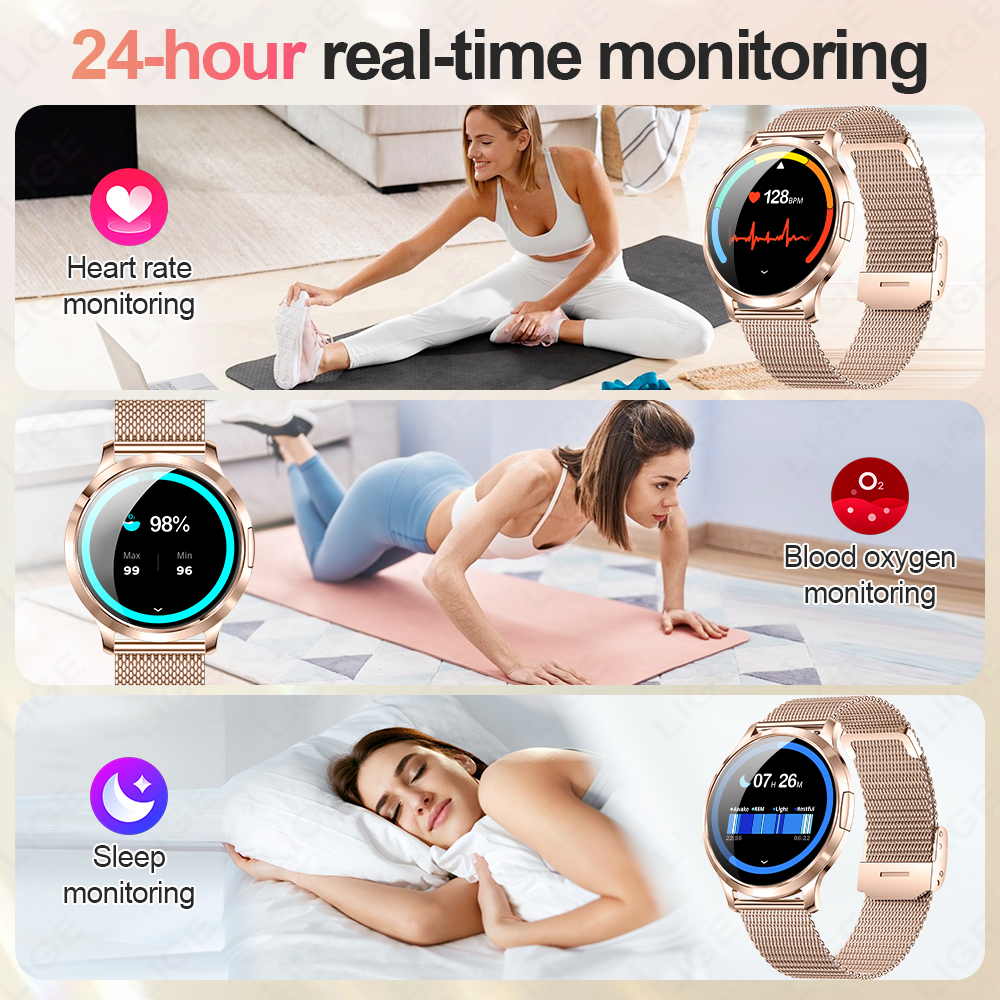 LIGE 2026 New Smart Watch Wome - Diy Waterproof Electronics ulasan dan harga