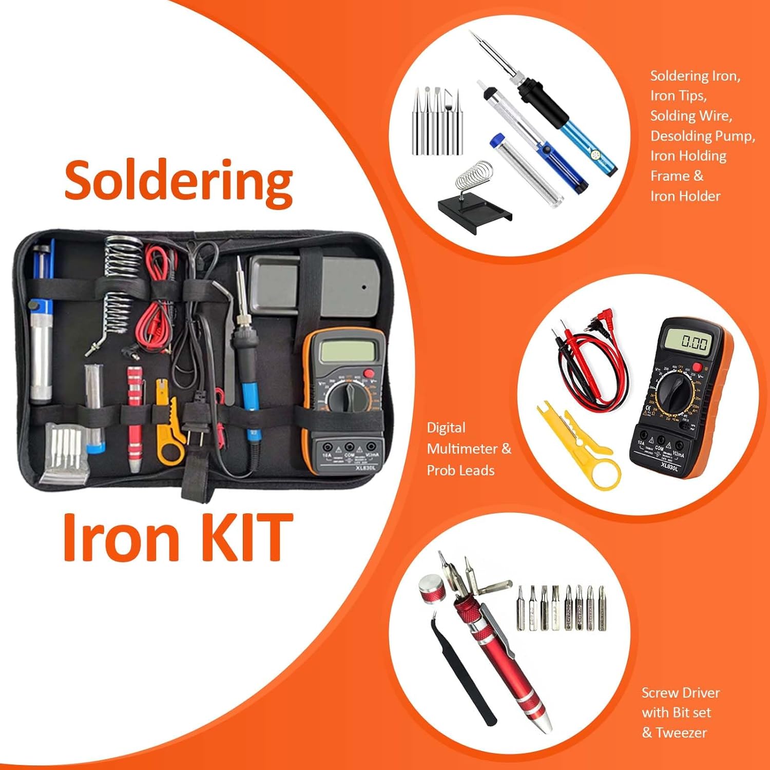 Soldering Iron Kit 110V 60W Ad - Soldering Iron Kit ulasan dan harga