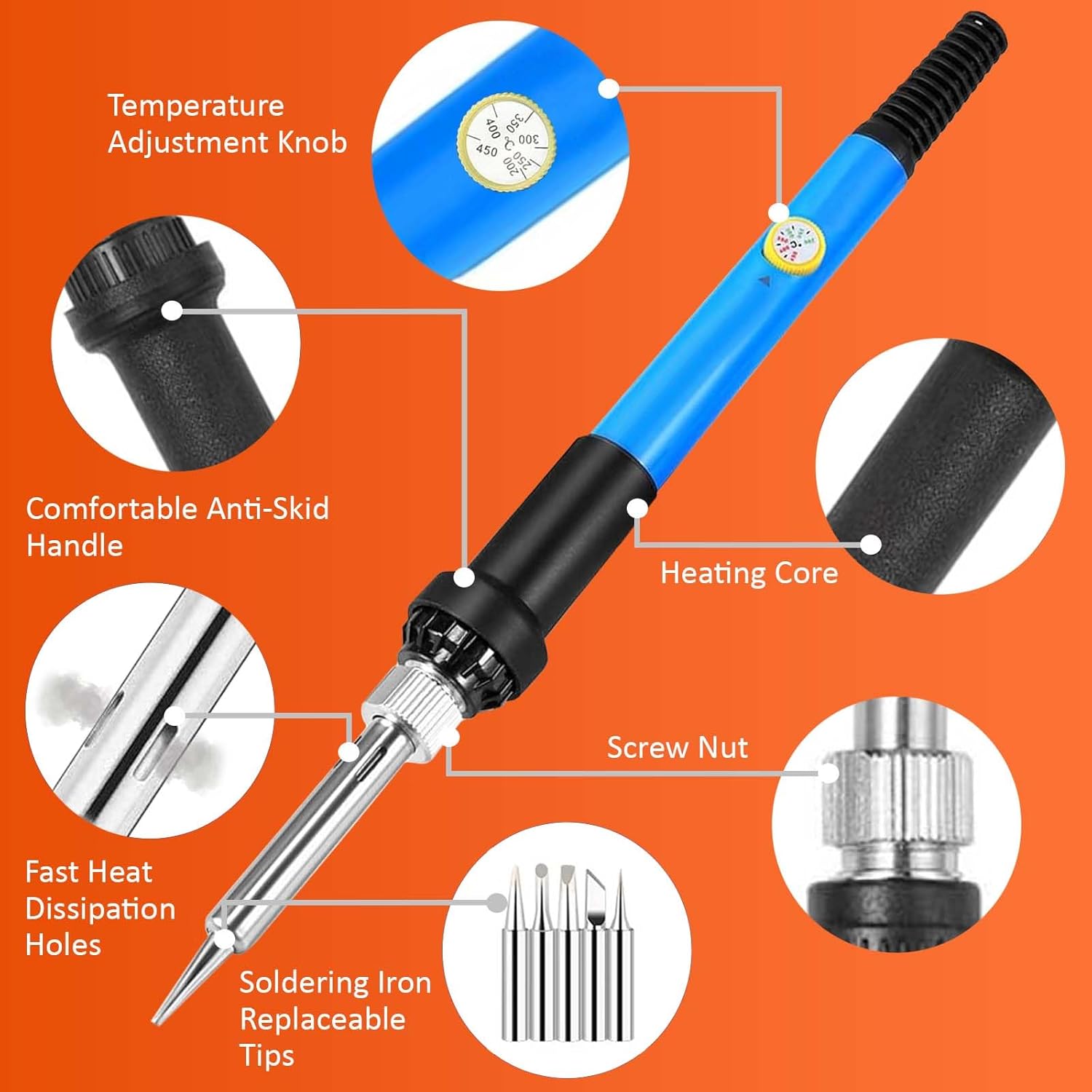Soldering Iron Kit 110V 60W Ad - Soldering Iron Kit ulasan dan harga