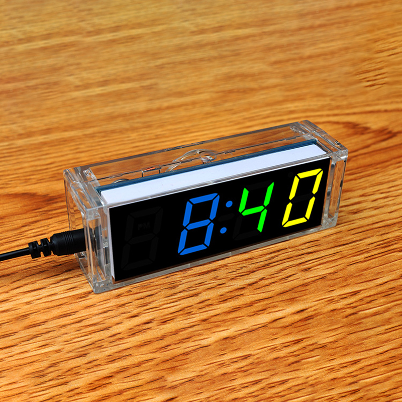Digital Tube DIY Clock Kit Tem - Diy Box Electronics Mall ulasan dan harga