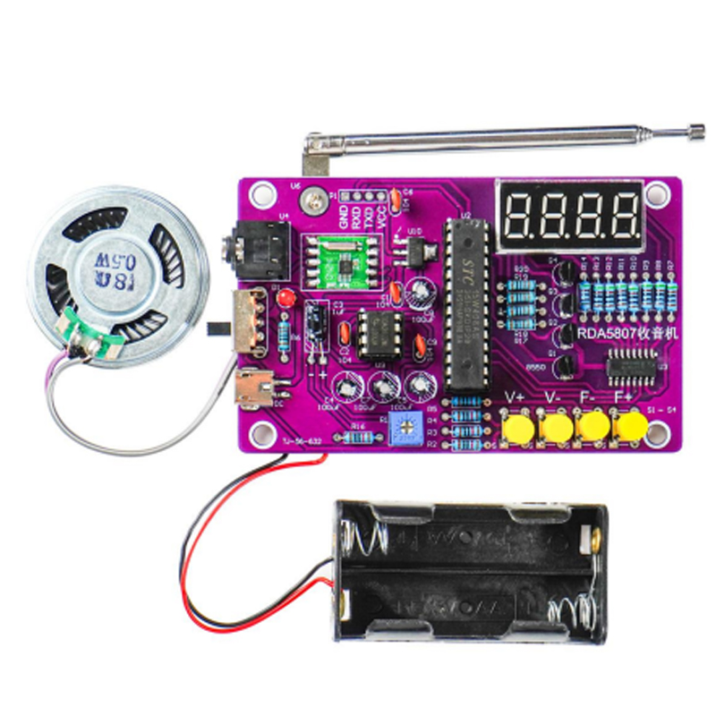 DIY FM Radio Electronic Kit 87 - Learn Diy Electronics ulasan dan harga