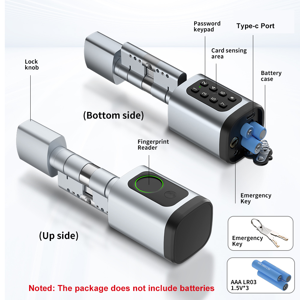 RAYKUBE V1 Tuya BLE TT Lock Sm - Diy Waterproof Electronics ulasan dan harga