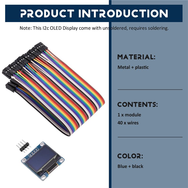 A97I-I2C OLED Display 0.96 Inc - I2C Lcd Display ulasan dan harga