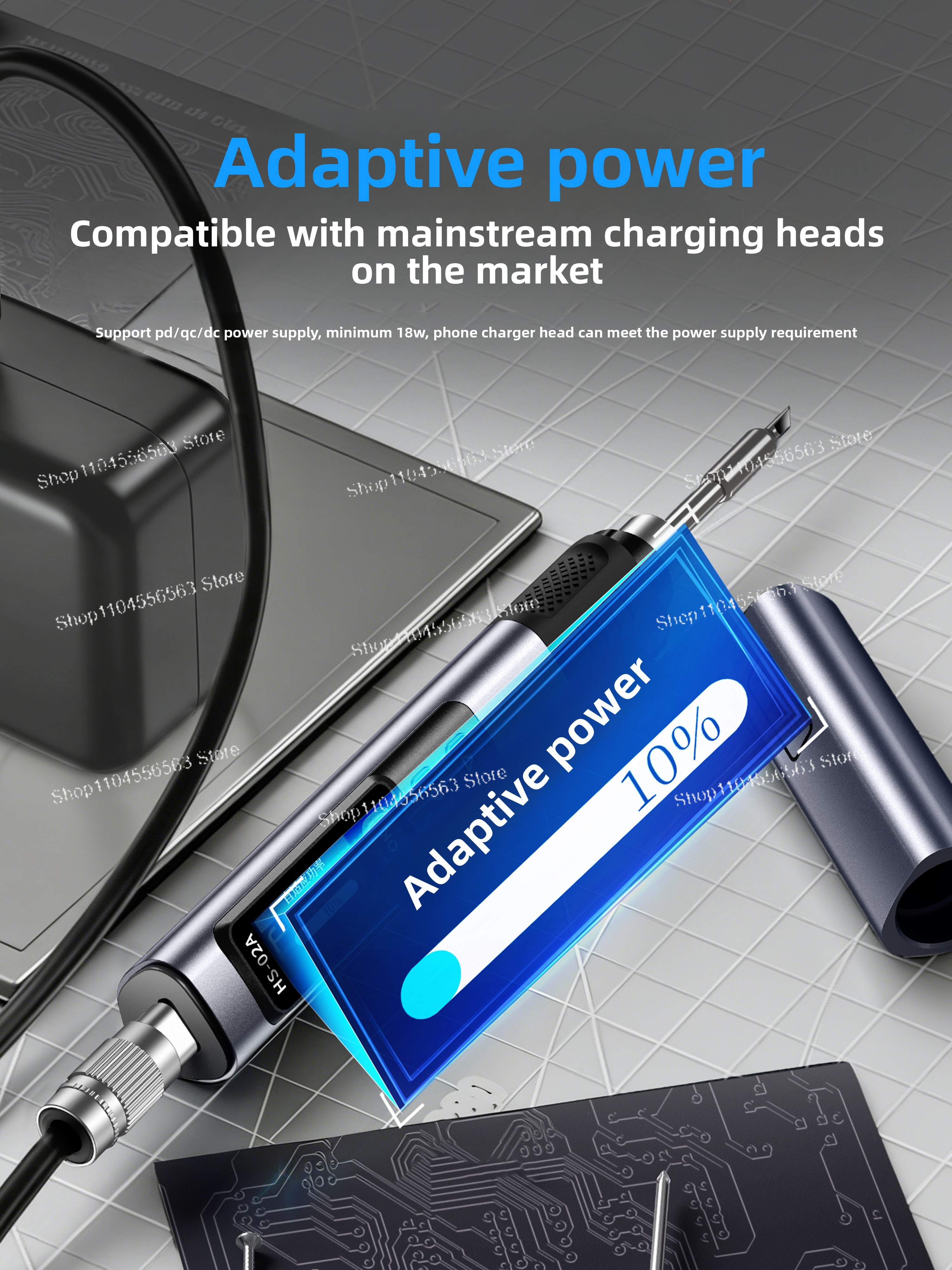 Smart Soldering Iron Kit HS02  - Diy Electronics Workstation ulasan dan harga