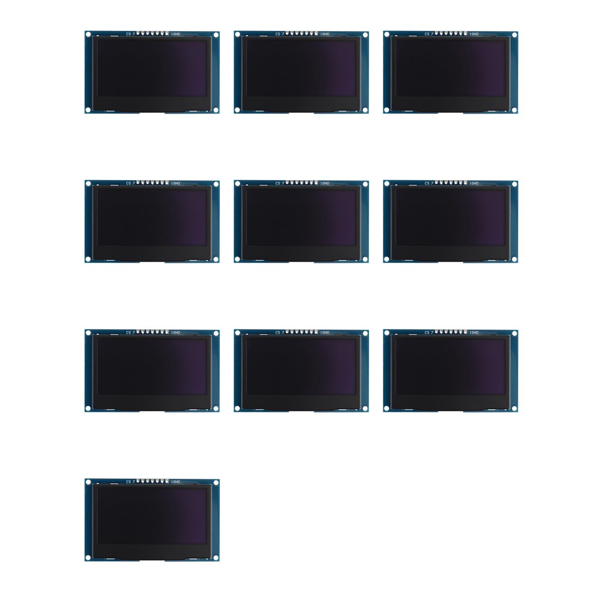 AS95-10Pcs 2.42 Inch 12864 128 - I2C Lcd Display ulasan dan harga