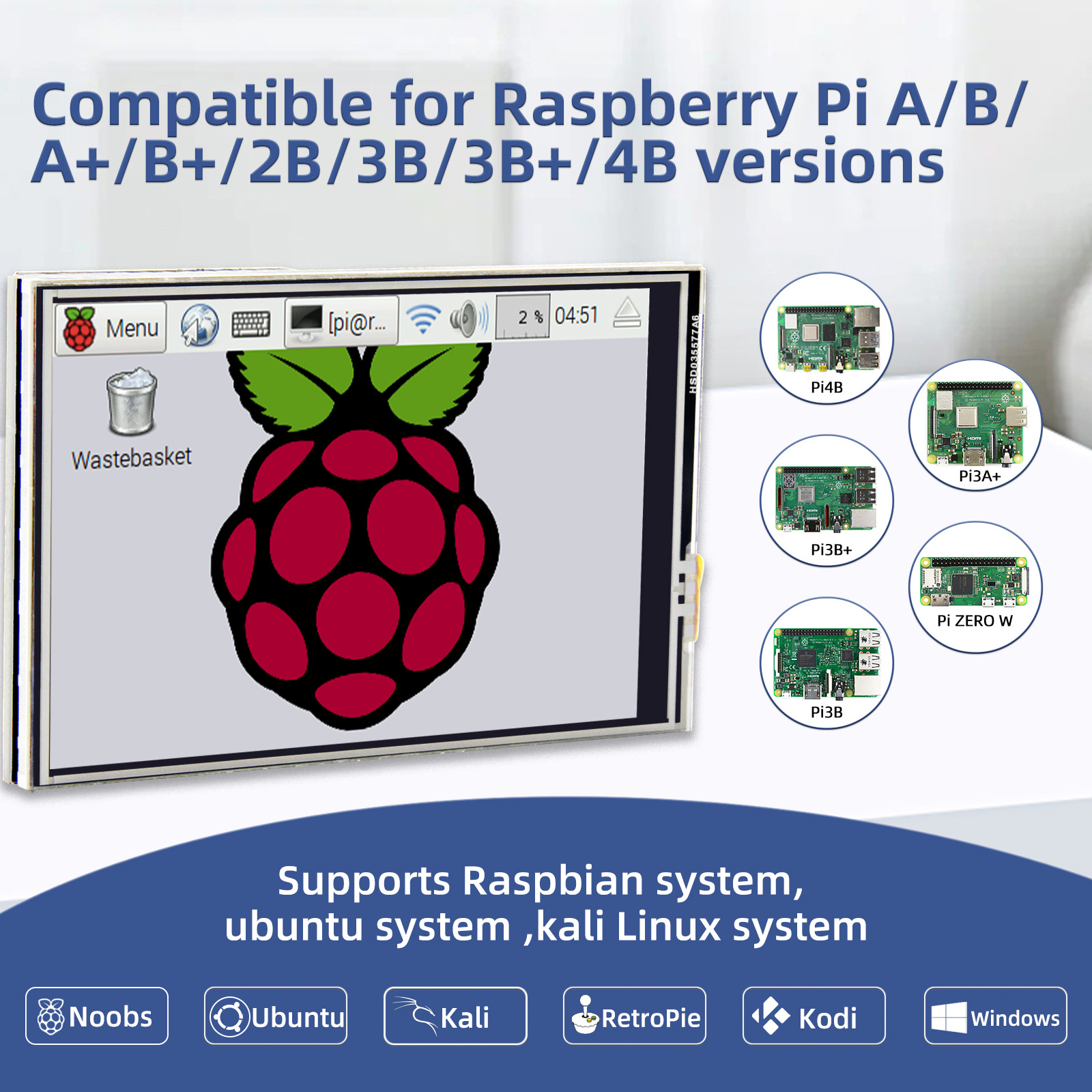 iPistBit 3.5 Inch Display for  - Raspberry Pi Zero ulasan dan harga