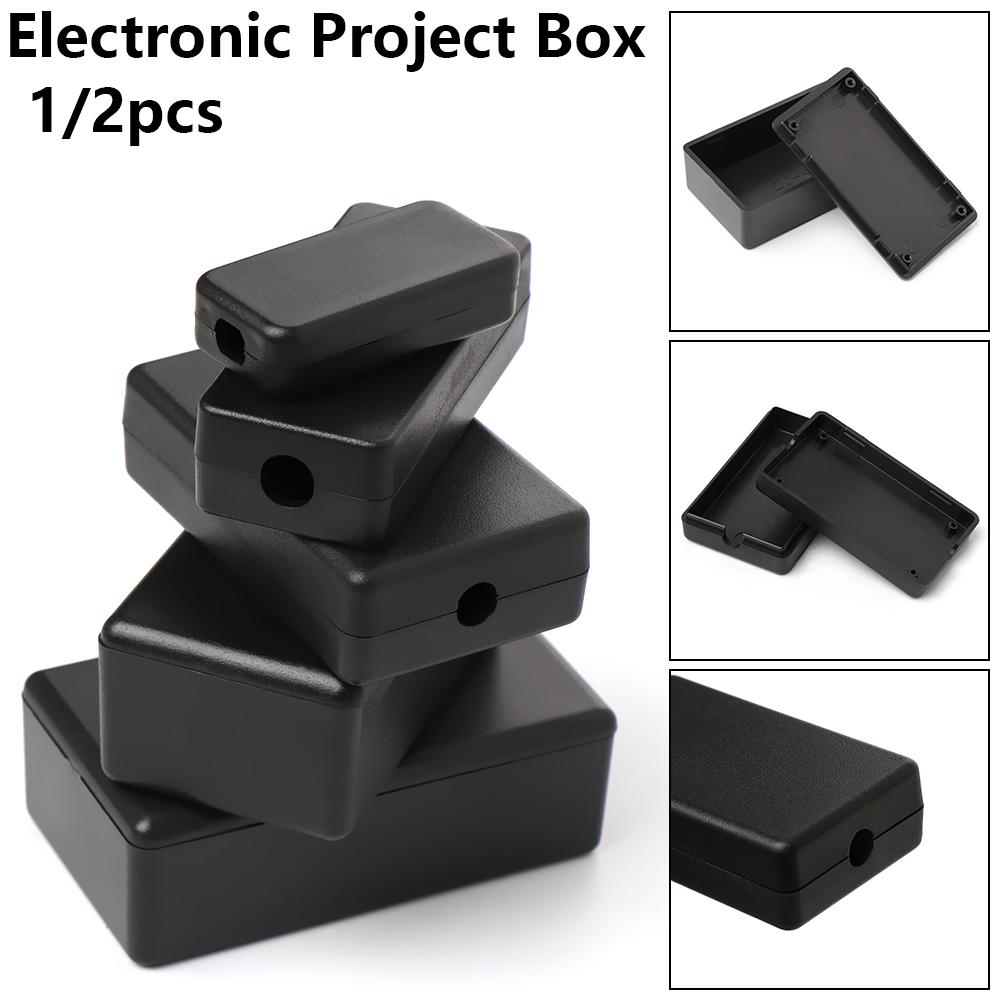 1/2pcs Plastic Waterproof Blac - Diy Waterproof Electronics ulasan dan harga