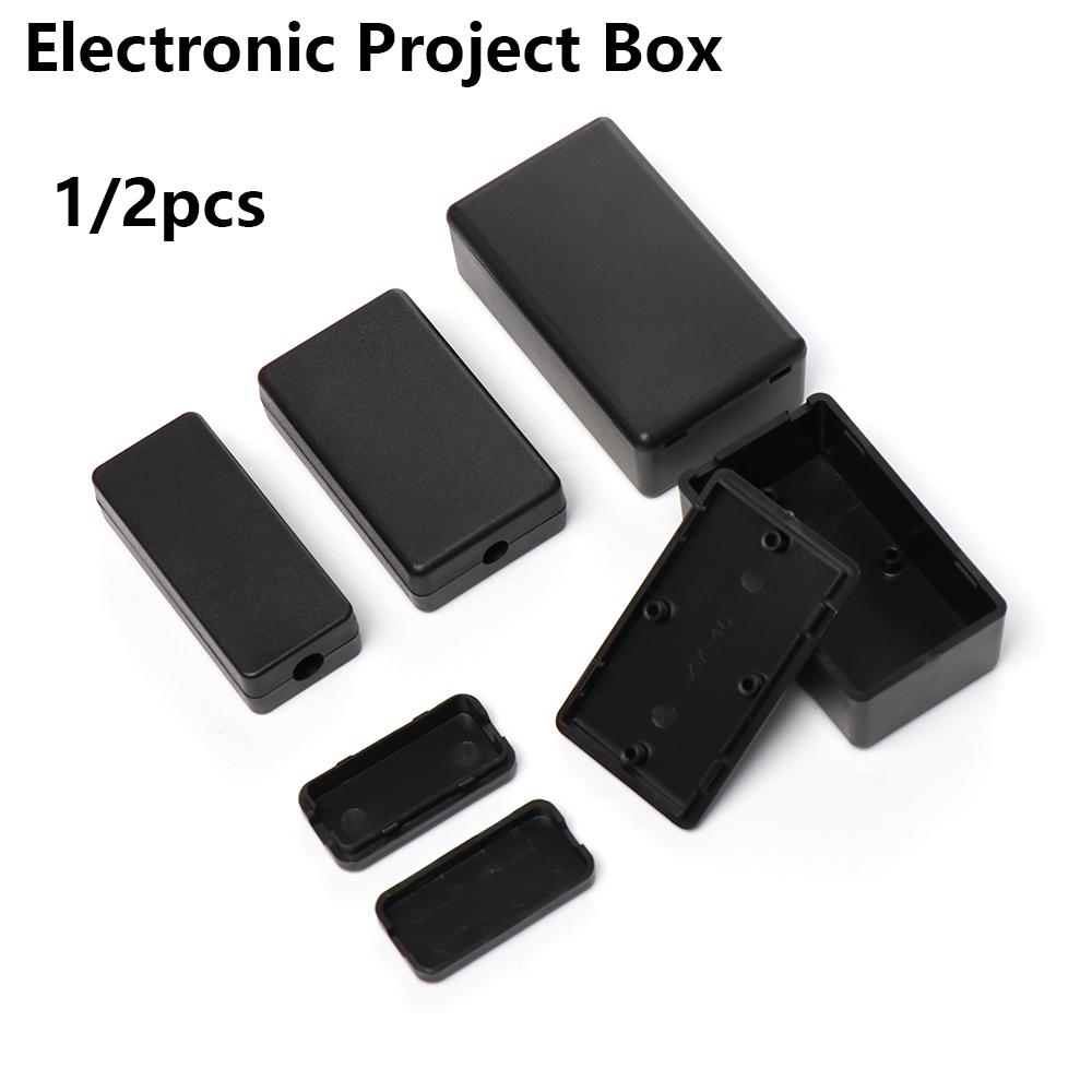1/2pcs Plastic Waterproof Blac - Diy Waterproof Electronics ulasan dan harga