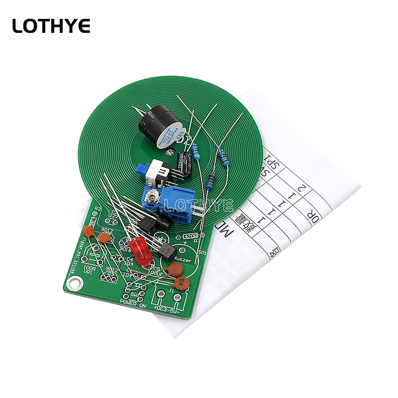 DC 3V-5V Metal Detector Kit DI - Learn Diy Electronics ulasan dan harga
