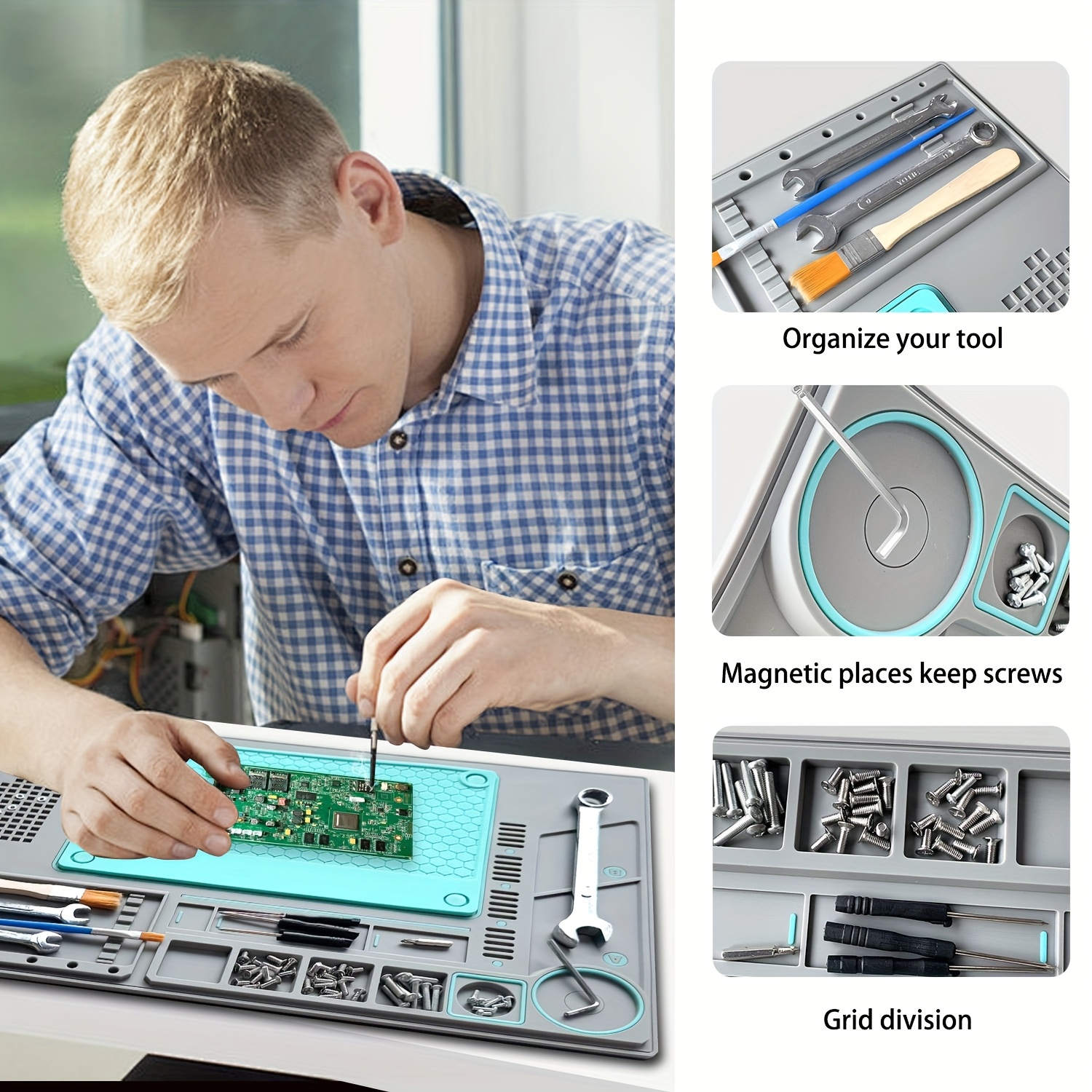 Heat Resistant Solder Mat Insu - Soldering Iron Kit ulasan dan harga