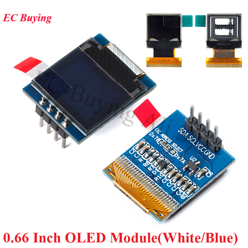 0.66 inch OLED LCD Dispaly Mod - I2C Lcd Display ulasan dan harga