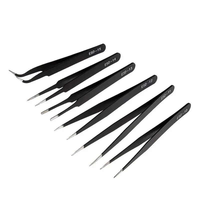 NEW 6pcs Precision Long Tweeze - Soldering Iron Kit ulasan dan harga