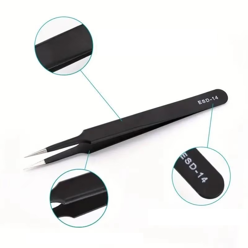 NEW 6pcs Precision Long Tweeze - Soldering Iron Kit ulasan dan harga