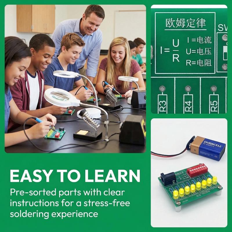 Student Electronic Soldering K - Learn Diy Electronics ulasan dan harga