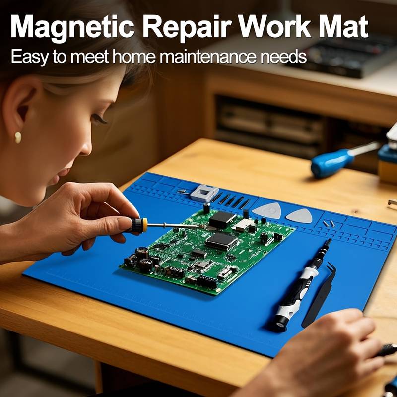 Anti-Static Silicone Soldering - Diy Electronics Workstation ulasan dan harga