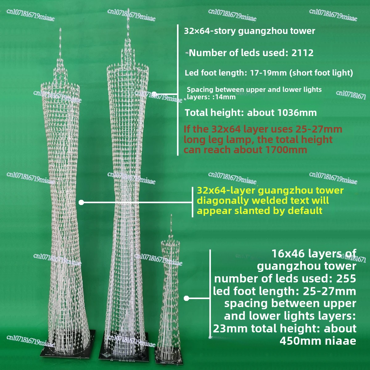 64-Floor Canton Tower DIY Kit  - Diy Electronic ulasan dan harga