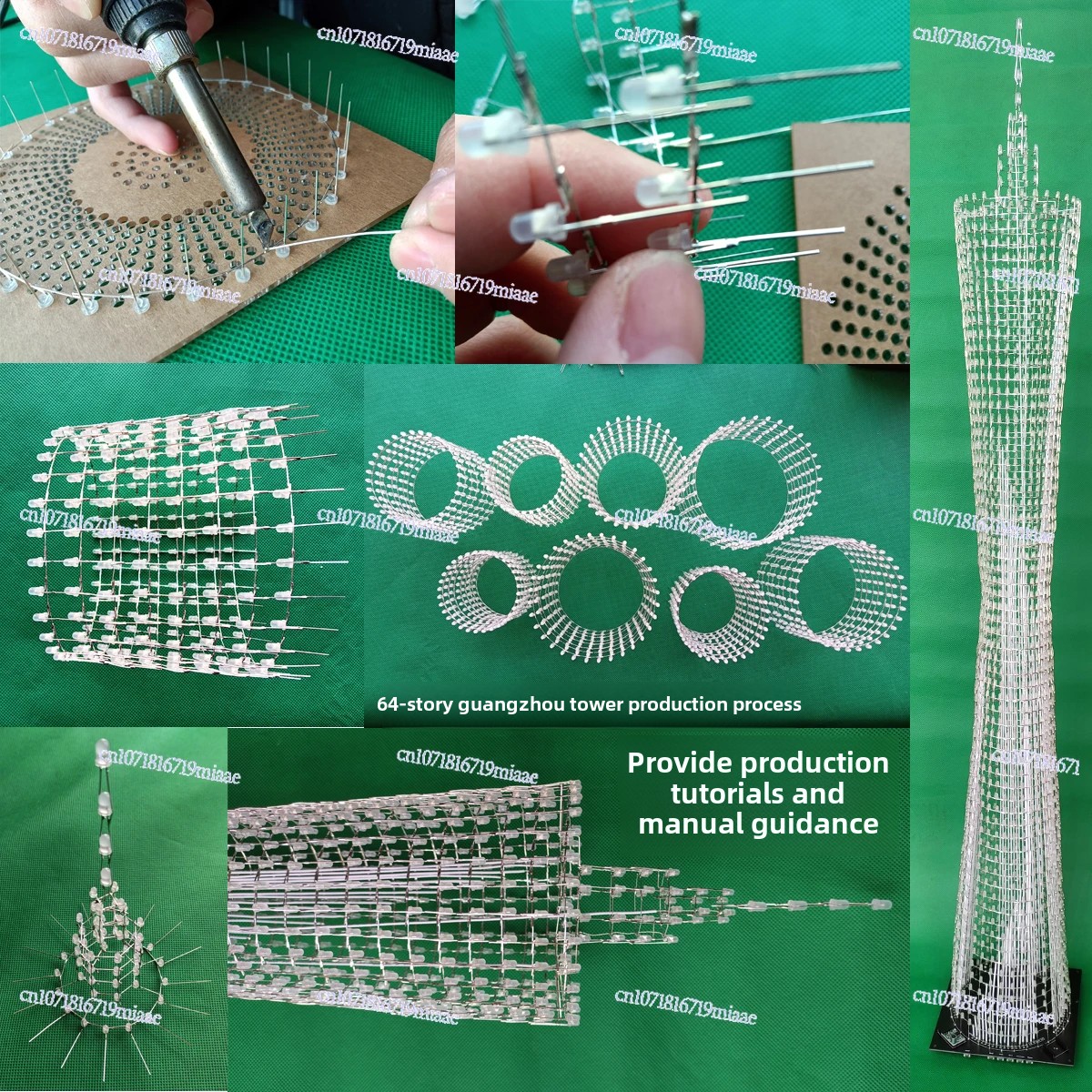 64-Floor Canton Tower DIY Kit  - Diy Electronic ulasan dan harga