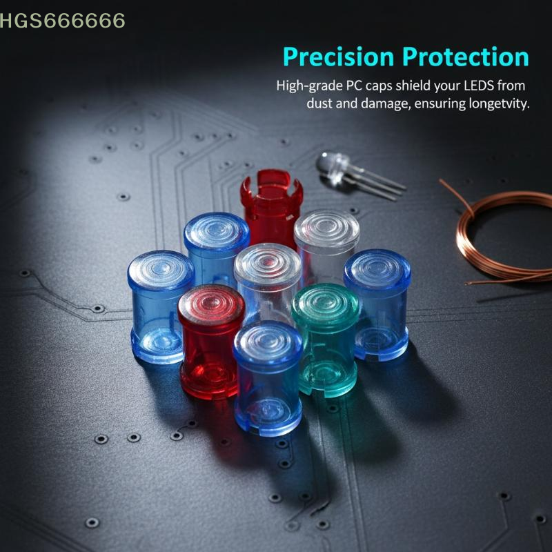 LED Light Guide Cap Kit 20Pcs  - Diy Electronics Guide ulasan dan harga
